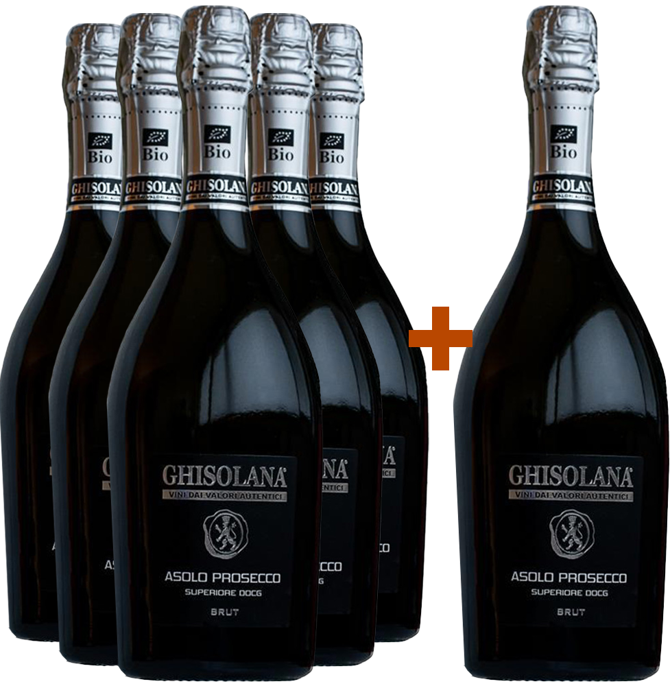 5+1 Paket Asolo Prosecco Superiore DOCG BIO
