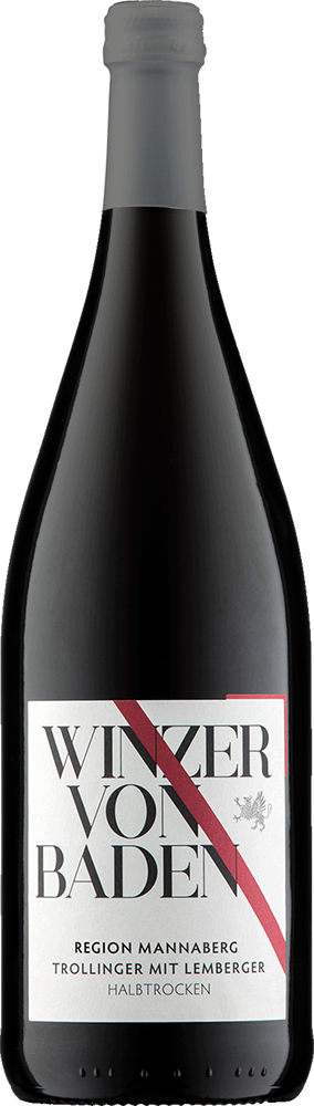 2022 Region Mannaberg Trollinger mit Lemberger 1,0 L