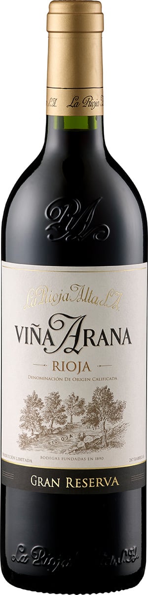 2016 Viña Arana Gran Reserva Rioja DOCa reflection