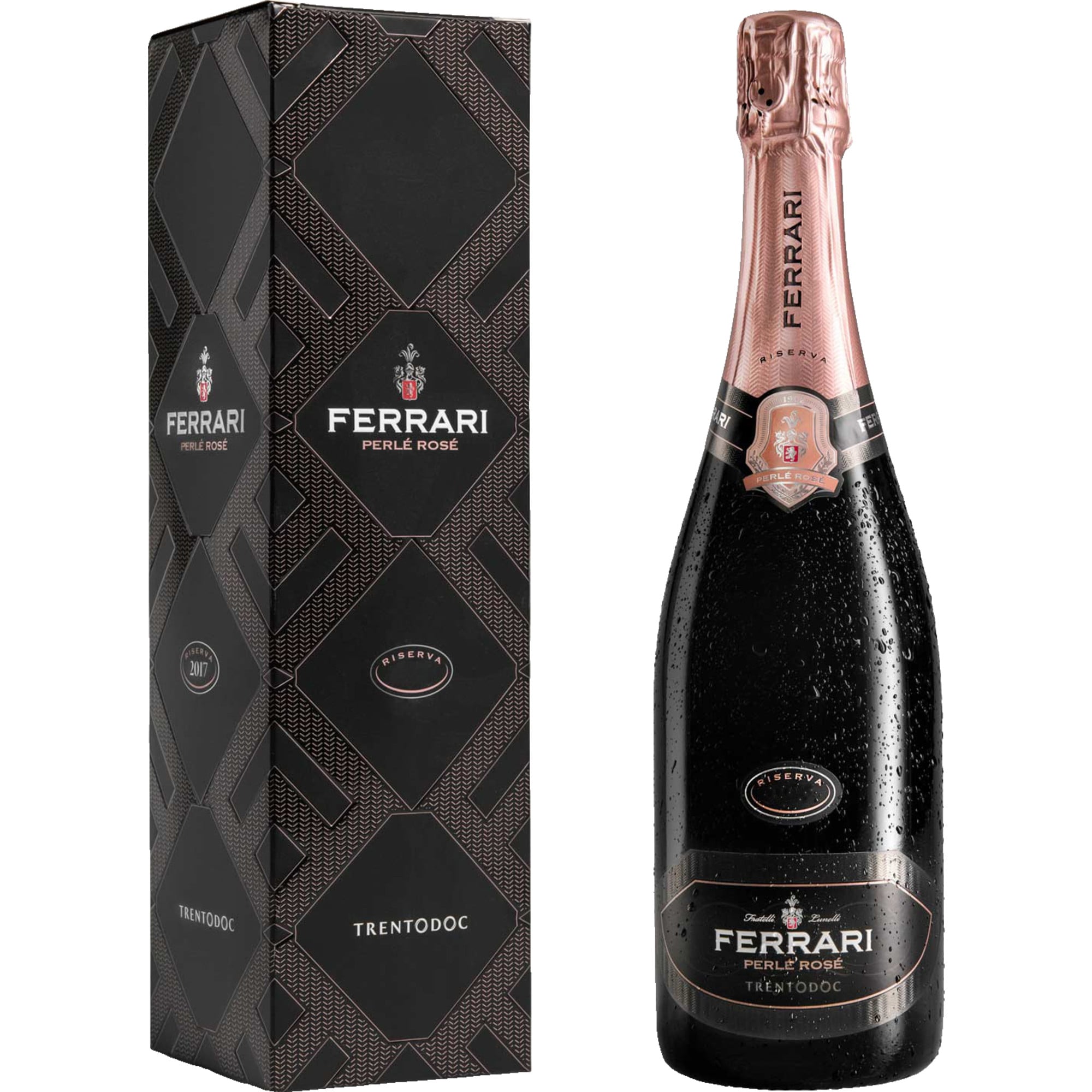 2016 Ferrari Perlé Rosé Riserva reflection