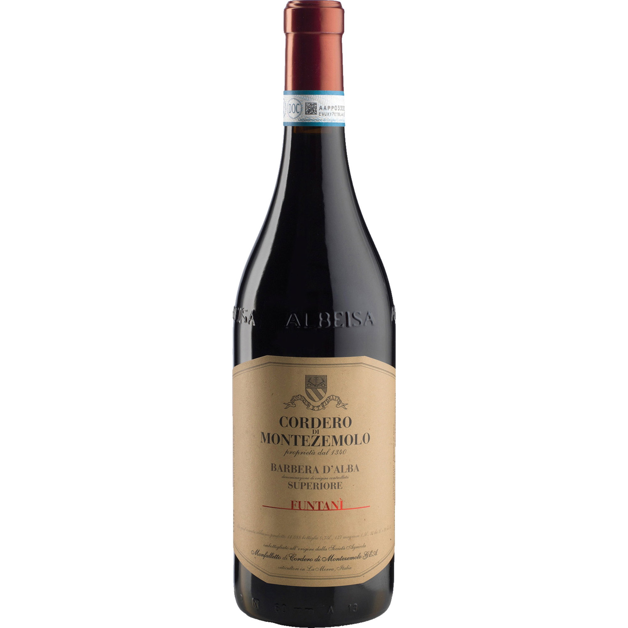 2021 Funtani Barbera dAlba Superiore' BIO reflection