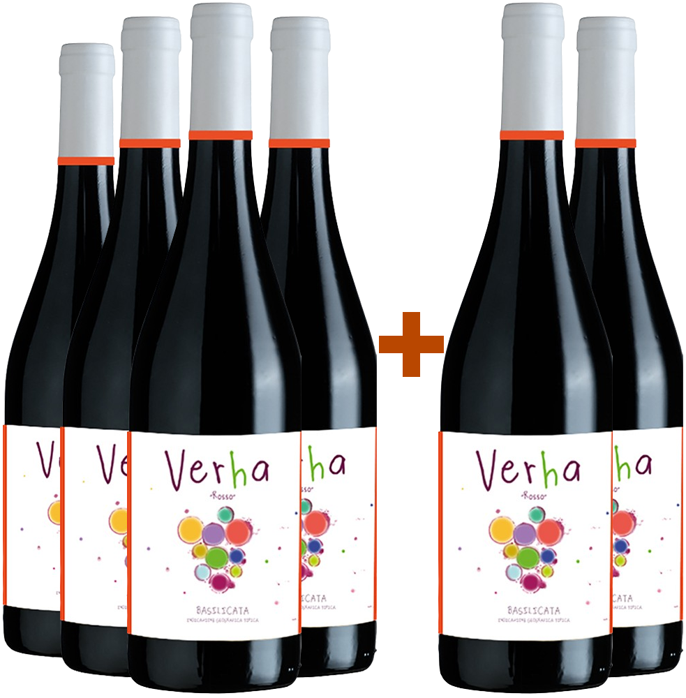 4+2 Paket Verha Rosso Basilicata Rosso IGP BIO