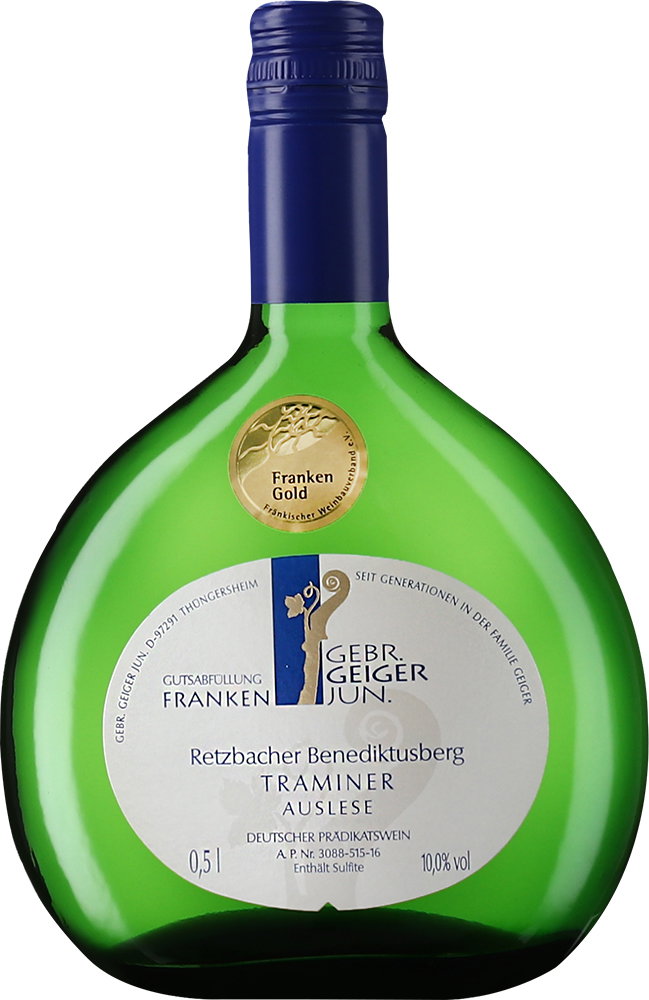 2020 Traminer Auslese Retzbacher Benediktusberg
