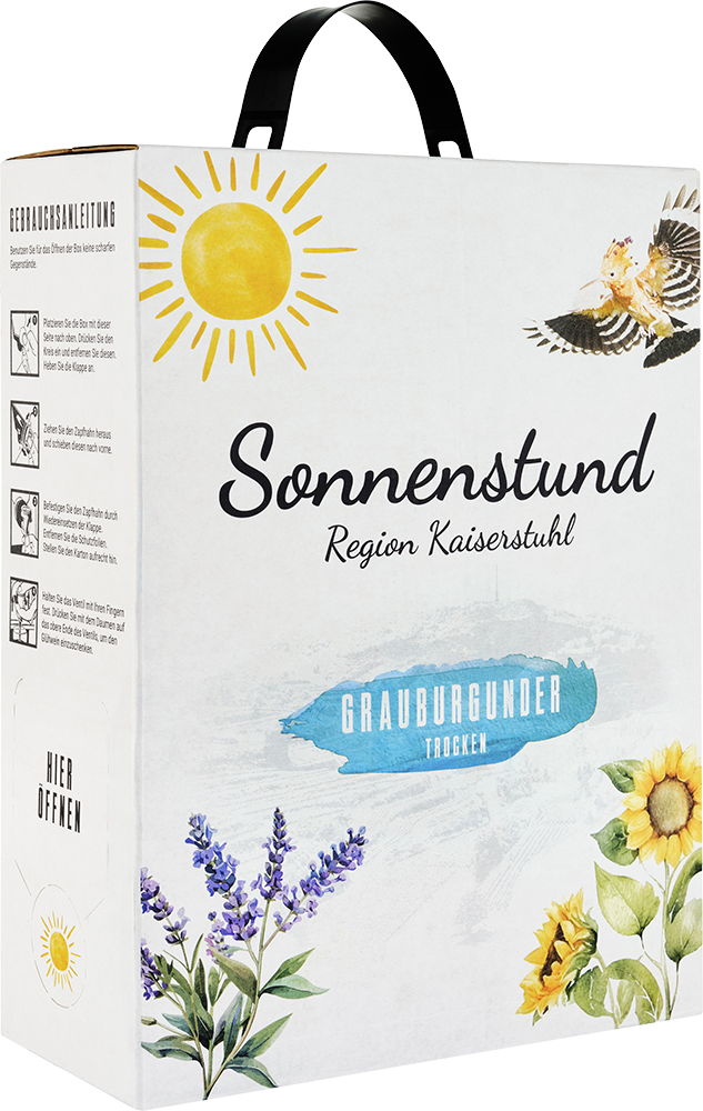 2025 Sonnenstund Grauburgunder, Bag-in-Box, 3 L, Region Kaiserstuhl, Baden 3,0 L