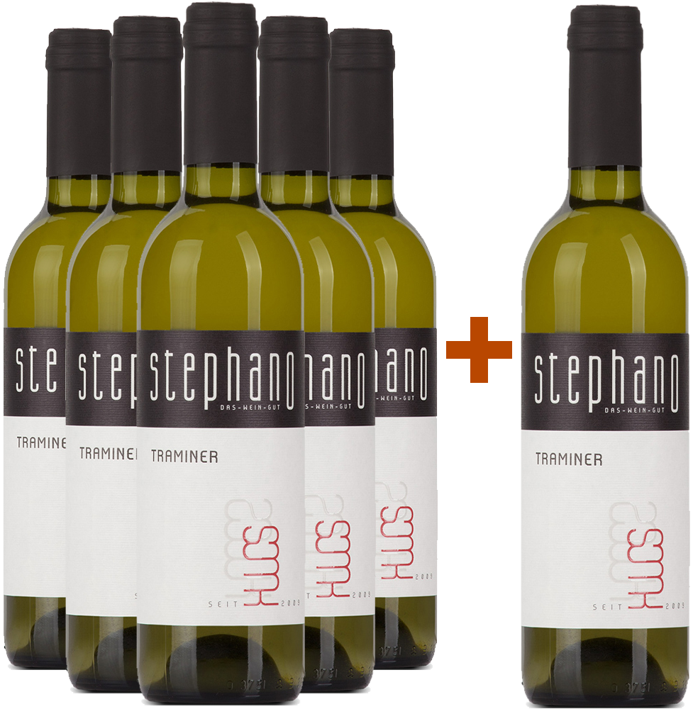 5+1 Paket Traminer halbtrocken 
