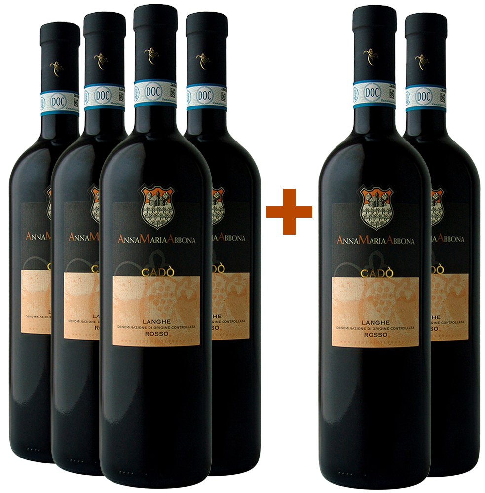 4+2 Paket Cado' Langhe Rosso DOC
