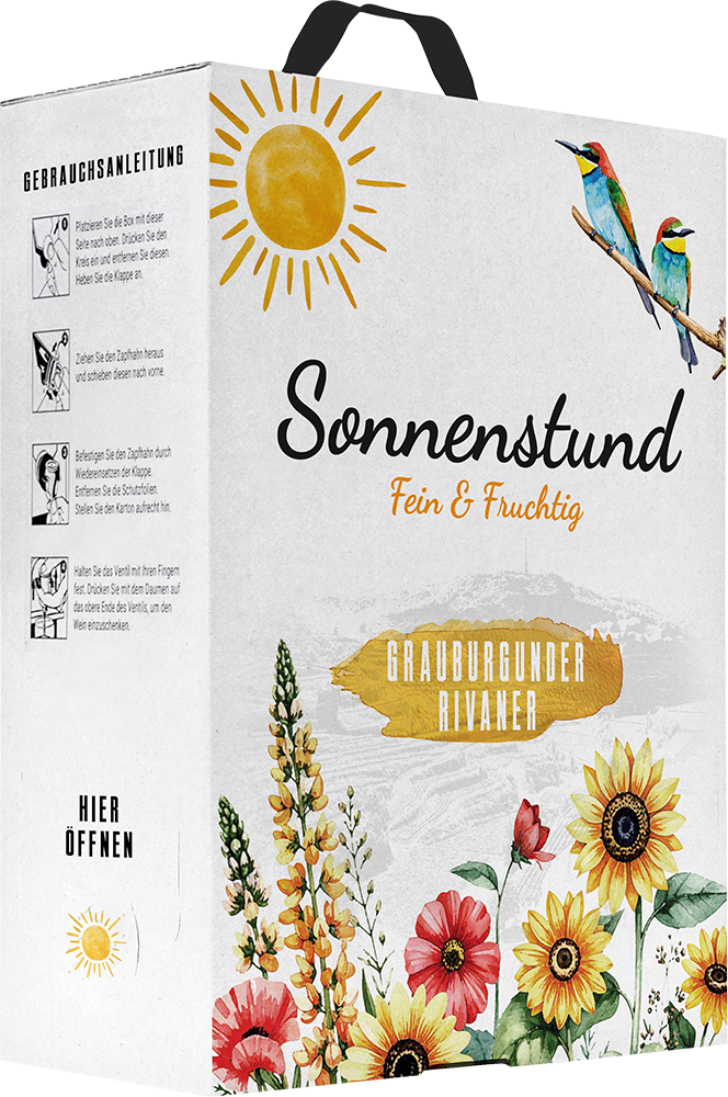 2025 Sonnenstund Grauburgunder & Rivaner, Bag-in-Box, fein & fruchtig, 3,0 L