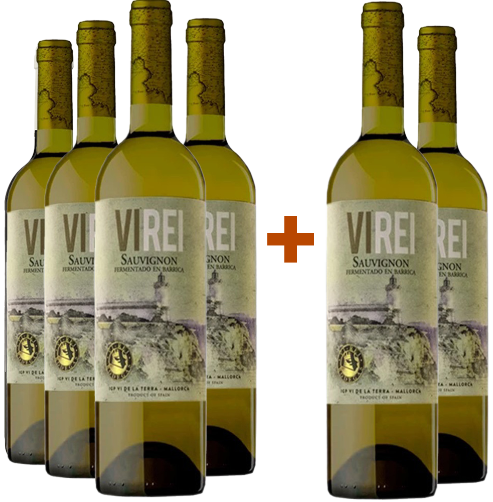 Pack Descuento 4+2 Vi Rei Sauvignon Blanc Roble Mallorca VT