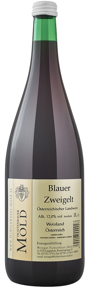 Blauer Zweigelt 1,0 L reflection