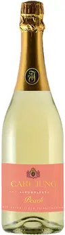 "Peach" schäumendes Getränk aus entalkoholisiertem Wein