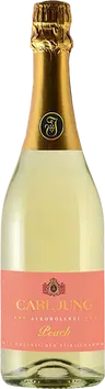 "Peach" schäumendes Getränk aus entalkoholisiertem Wein