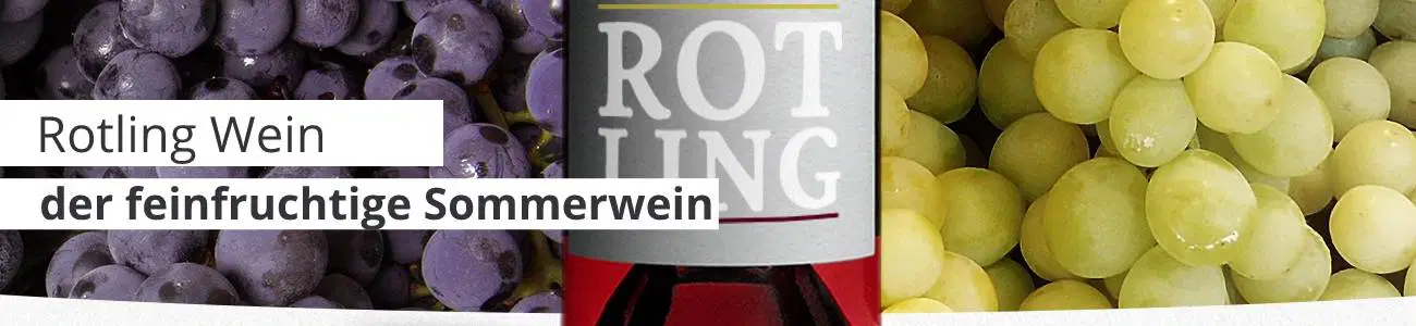 Rotling Wein Header - der feinfruchtige Sommerwein