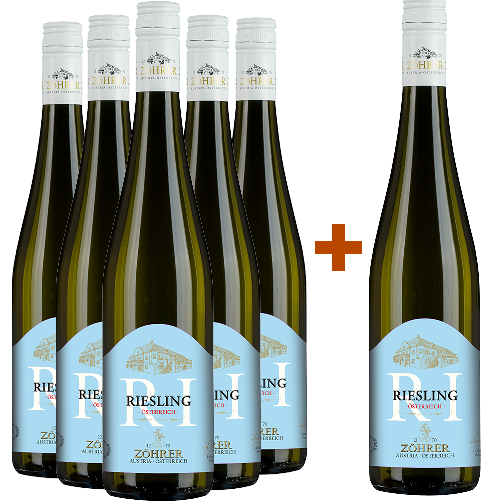 5+1 Paket ÖSTERREICH Riesling