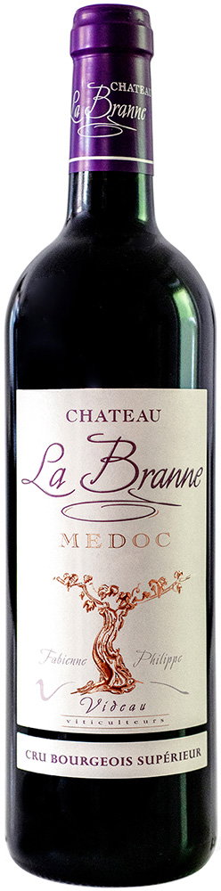 2021 Château La Branne Médoc Cru Bourgeois Supérieur AOP reflection