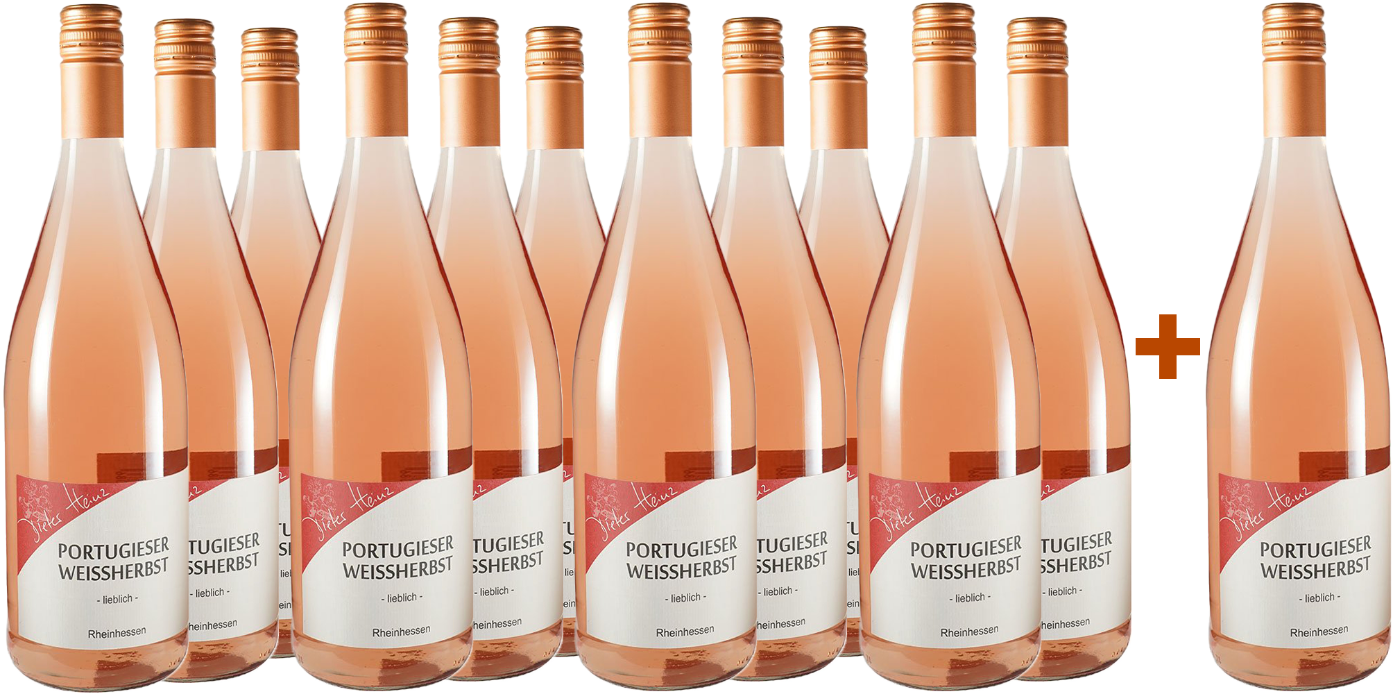 11+1 Paket Portugieser Weißherbst lieblich 1,0 L